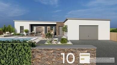 Maison de plain-pied à vendre 240 480 € 4 pièces 3 chambres 80 m² 904 m² de terrain Plonéis 29710