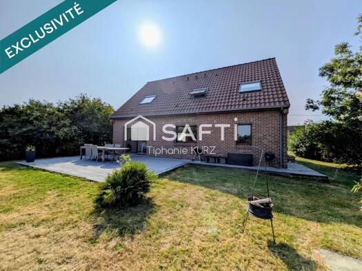 Maison à vendre 265 000 € 4 pièces 3 chambres 111 m² 2 079 m² de terrain Calonne-sur-la-Lys 62350
