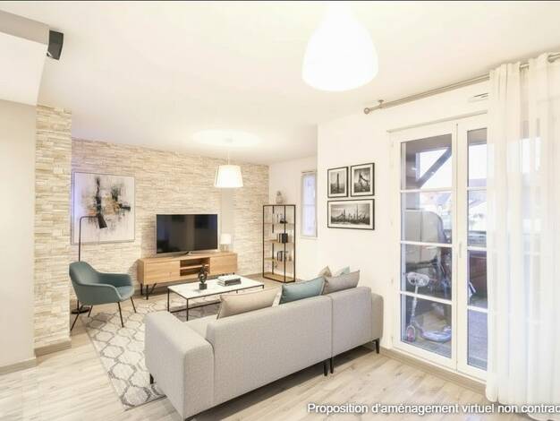 Duplex à vendre 265 000 € 3 pièces 2 chambres 68 m² Étage 2/2 Moisselles 95570