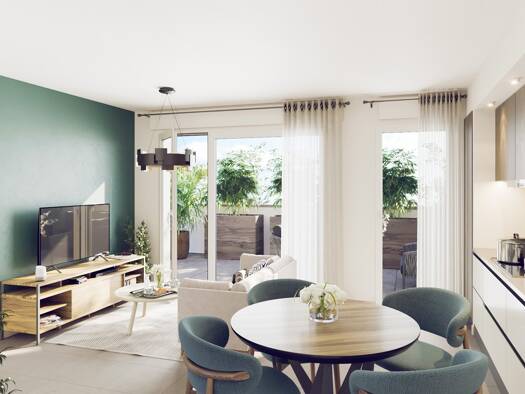 Appartement à vendre - neuf 184 500 € 2 pièces 42,9 m² 2ème étage Pau Nord Pau 64000