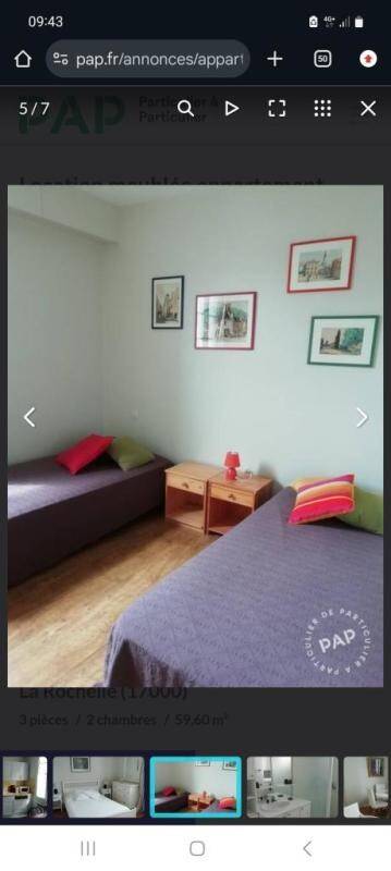 Maison à louer, 59m², LA ROCHELLE