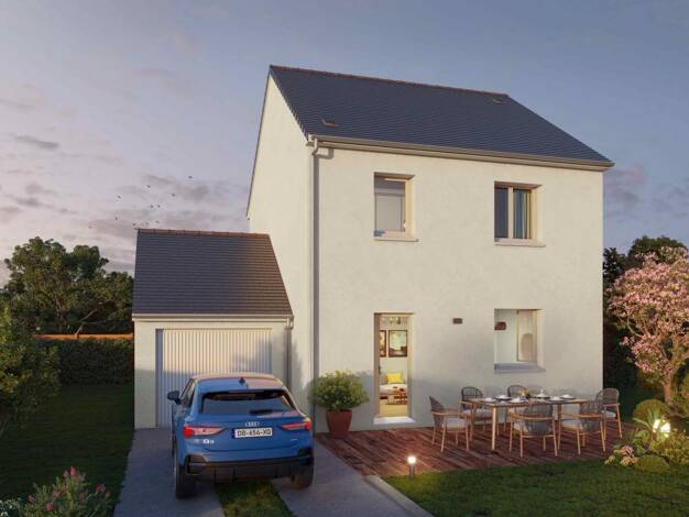 Terrain avec maison neuve à vendre 175 512 € 5 pièces 3 chambres 80 m² 211 m² de terrain Saint-Symphorien 35630