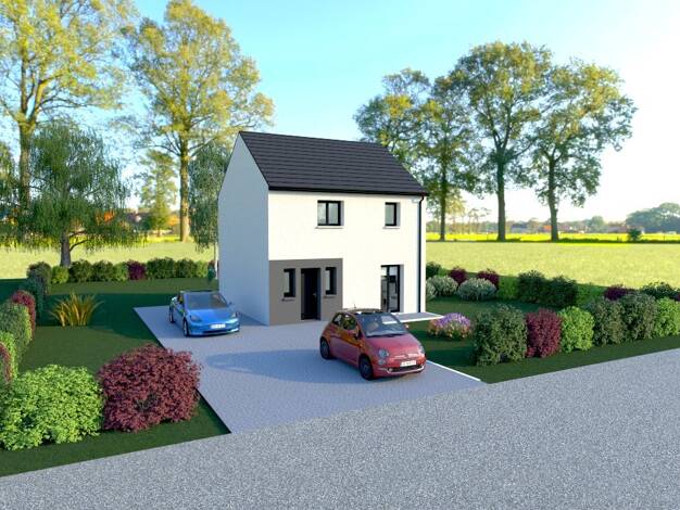 Terrain avec maison neuve à vendre 218 728 € 2 pièces 3 chambres 86 m² Corbie 80800
