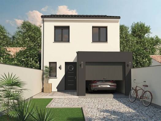 Terrain avec maison neuve à vendre 424 000 € 4 pièces 4 chambres 102 m² 488 m² de terrain Lanton 33138