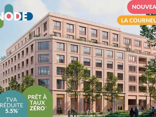 Appartement à vendre - neuf 189 000 € 2 pièces 44,1 m² 1er étage dès le 01/10/2028 Centre Ville-Mairie La Courneuve 93120