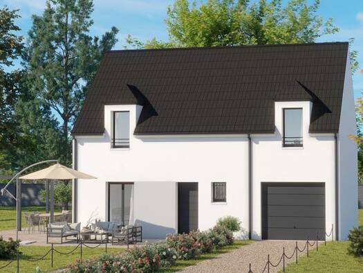 Terrain avec maison neuve à vendre 314 900 € 4 pièces 3 chambres 90 m² 260 m² de terrain Coubron 93470