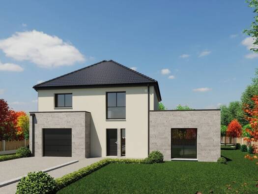 Terrain avec maison neuve à vendre 493 900 € 7 pièces 5 chambres 165 m² 380 m² de terrain Rive de Seine Sud Est Melun 77000