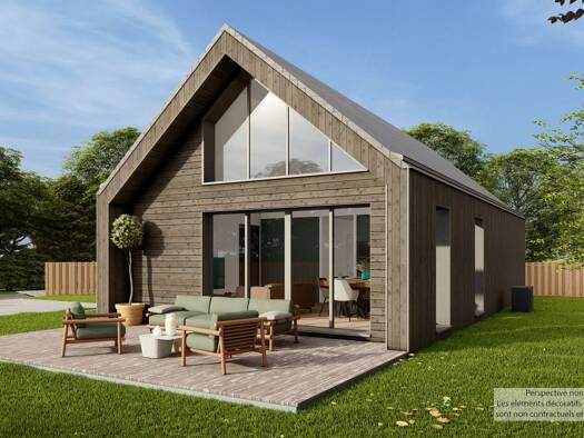 Terrain avec maison neuve à vendre 266 000 € 3 pièces 2 chambres 70 m² 573 m² de terrain Saint-Martin-des-Champs 29600