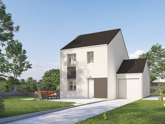 Terrain avec maison neuve à vendre 430 000 € 4 pièces 3 chambres 78 m² 296 m² de terrain Delaunay Belleville Saint-Denis 93200