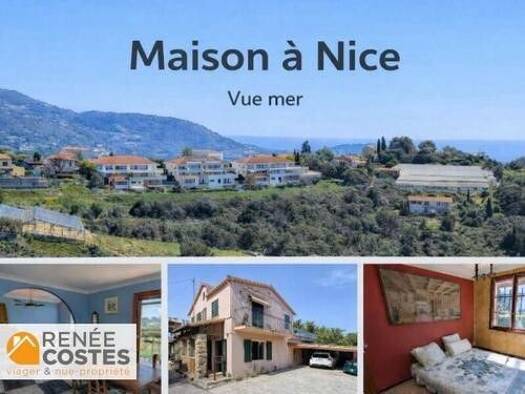 Maison en viager occupé Bouquet 192 000 € 4 pièces 3 chambres 140 m² 2 000 m² de terrain Saint Pancrace Nice 06000