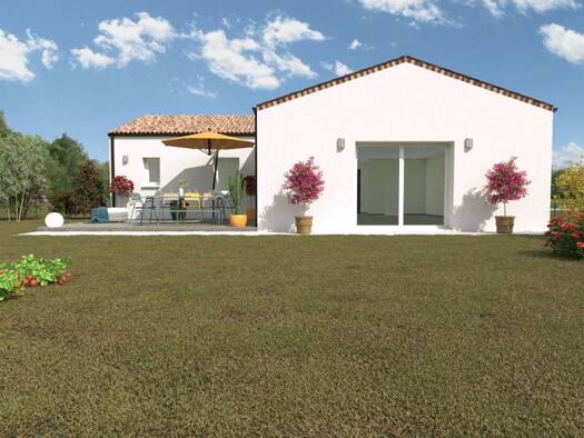 Terrain avec maison neuve à vendre 225 900 € 4 pièces 3 chambres 107 m² 860 m² de terrain Linars 16730