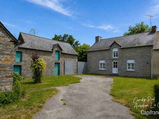 Maison à vendre 188 500 € 3 pièces 1 chambre 82 m² 1 569 m² de terrain La Gacilly 56200