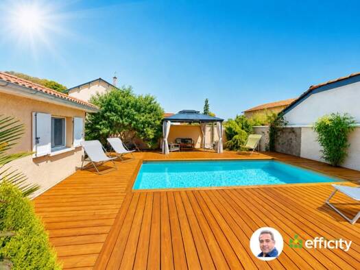 Maison de plain-pied à vendre 349 000 € 4 pièces 3 chambres 100 m² 500 m² de terrain Bourg-Saint-Christophe 01800