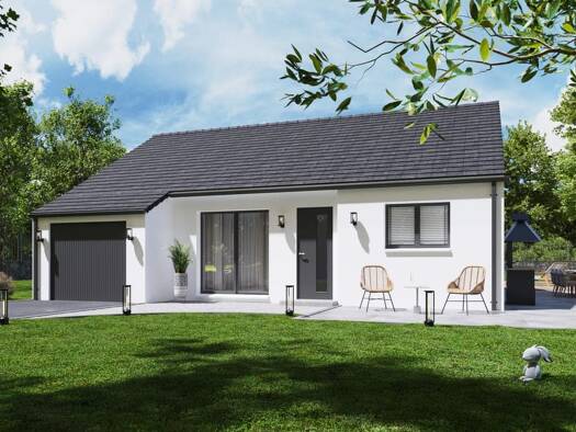 Terrain avec maison neuve à vendre 159 493 € 4 pièces 3 chambres 73 m² 554 m² de terrain Nord Ouest-Centre Sézanne 51120