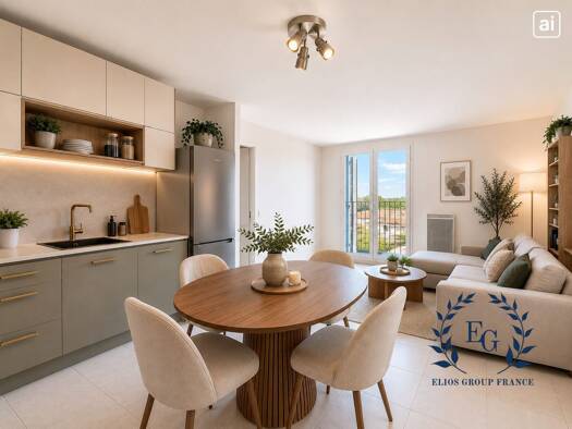 Appartement à vendre 264 000 € 3 pièces 2 chambres 63,3 m² Étage 8/8 Gares Montpellier 34000
