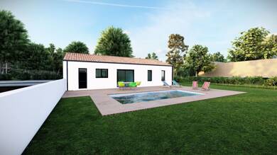 Terrain avec maison neuve à vendre 249 800 € Magne 79460