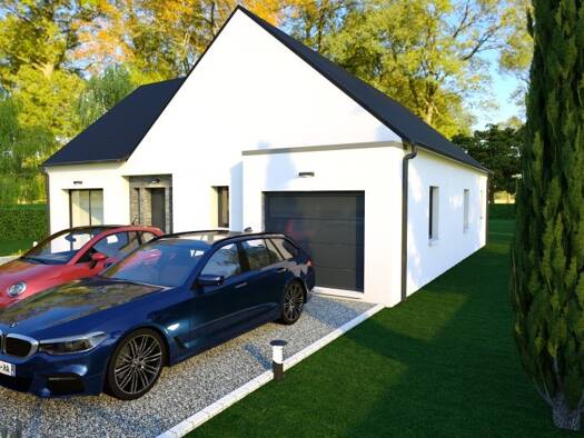 Terrain avec maison neuve à vendre 216 000 € 3 pièces 2 chambres 100 m² 1 360 m² de terrain Saint-Laurent 23000