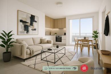 Appartement à vendre - Neuf 242 000 € 2 pièces 1 chambre 41 m² 1er étage Coupvray 77700