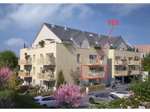 Appartement à vendre - neuf 154 000 € 2 pièces 1 chambre 43,3 m² dès le 31/12/2027 Nord Gournay-en-Bray 76220