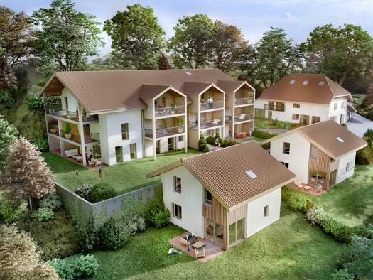 Duplex à vendre - neuf 249 900 € 2 pièces 1 chambre 46 m² dès le 31/12/2027 Viuz-la-Chiésaz 74540