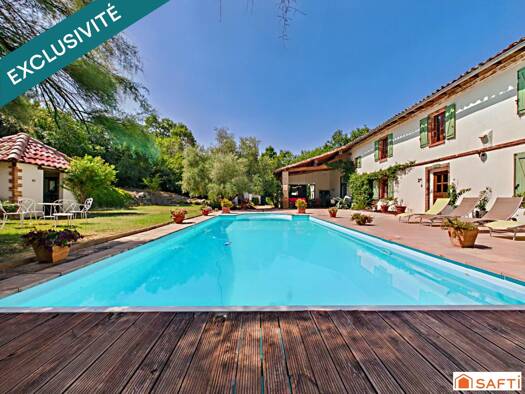 Maison à vendre 950 000 € 12 pièces 8 chambres 570 m² 4 004 m² de terrain La Magdelaine-sur-Tarn 31340