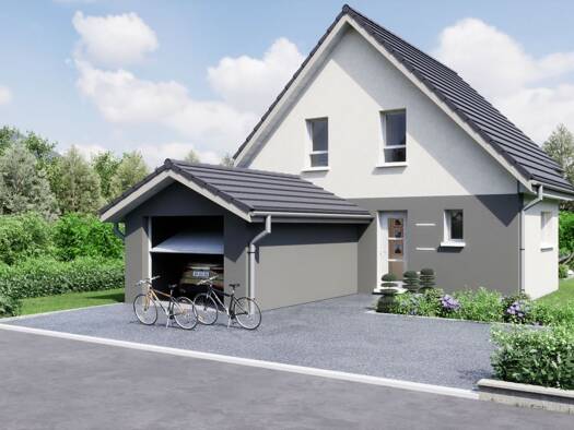 Terrain avec maison neuve à vendre 286 400 € 4 pièces 3 chambres 93 m² 671 m² de terrain Cravanche 90300