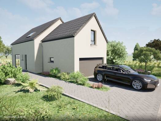 Terrain avec maison neuve à vendre 387 900 € 7 pièces 4 chambres 130 m² 451 m² de terrain Marlenheim 67520