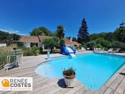 Maison en viager 598 300 € 6 pièces 4 chambres 278 m² 30 000 m² de terrain Saint Vincent Dax 40100