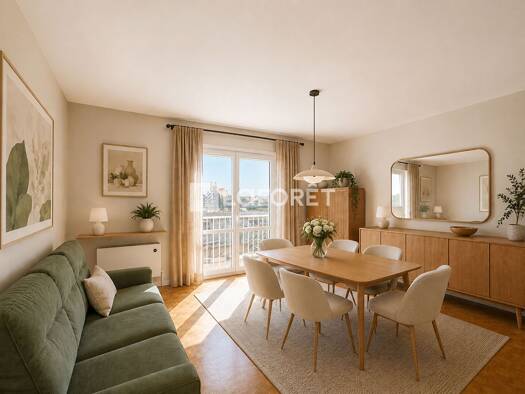 Appartement à vendre 160 000 € 2 pièces 1 chambre 59,31 m² Étage 5/7 Croix Luizet Villeurbanne 69100