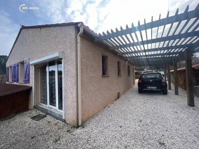 Maison de plain-pied à vendre 282 000 € 5 pièces 4 chambres 117 m² 1 017 m² de terrain Cassagnes 66720