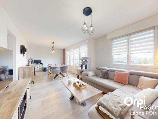 Appartement à vendre 130 000 € 3 pièces 1 chambre 55,8 m² Étage 1/4 Le Vieux Mondelange Mondelange 57300