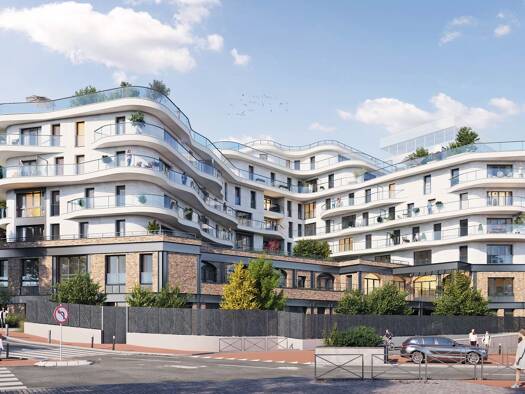 Appartement à vendre - neuf 569 620 € 3 pièces 2 chambres 69,66 m² RDC Platanes Joinville-le-Pont 94340