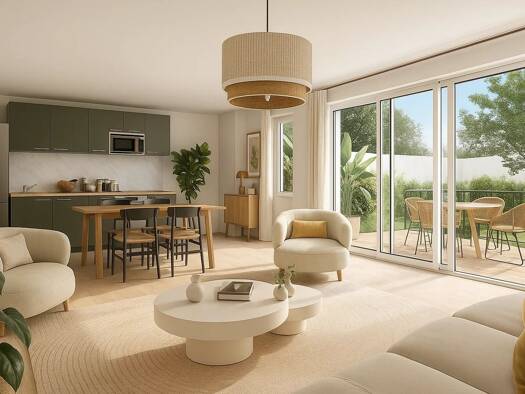 Appartement à vendre - neuf 215 000 € 3 pièces 63 m² RDC Le Coudray-Montceaux 91830