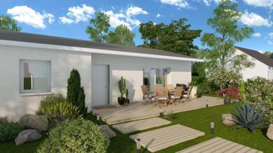 Maison de plain-pied à vendre 216 250 € 4 pièces 3 chambres 83 m² 510 m² de terrain Saint-Germain-Lembron 63340