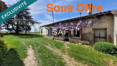 Maison à vendre 85 000 € 3 pièces 1 chambre 71 m² 10 062 m² de terrain Negrepelisse 82800