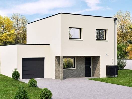 Terrain avec maison neuve à vendre 296 900 € 5 pièces 4 chambres 118 m² 1 110 m² de terrain Saint Liesne-Centre Est Melun 77000