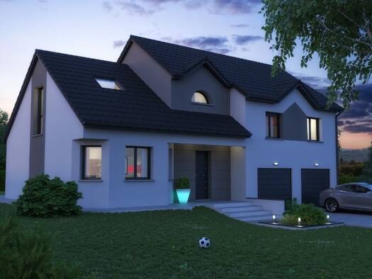 Terrain avec maison neuve à vendre 439 000 € 6 pièces 5 chambres 137 m² 501 m² de terrain Antilly 57640