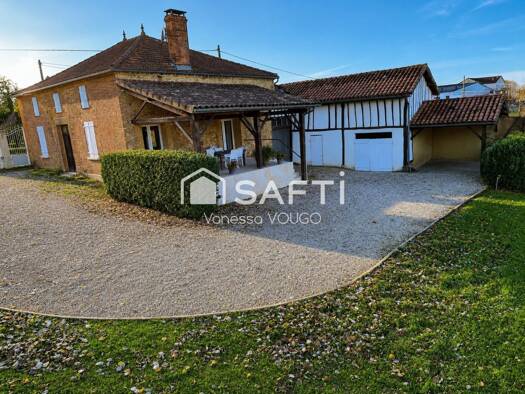 Maison à vendre 166 500 € 3 pièces 2 chambres 95 m² 3 068 m² de terrain Panjas 32110