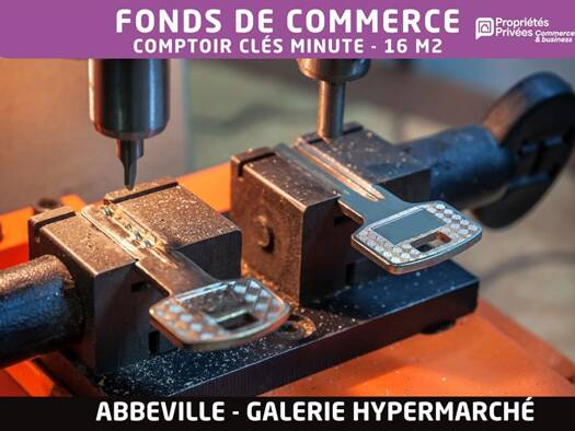Activités diverses à vendre Fonds de commerce 39 000 € 1 pièce 16 m² de surface de vente Centre Ville-Emonville Abbeville 80100