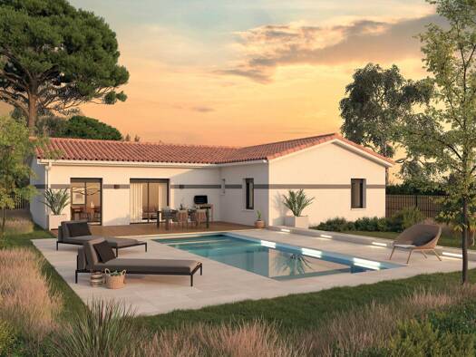 Terrain avec maison neuve à vendre 333 746 € 6 pièces 5 chambres 151 m² 2 000 m² de terrain Saint-Amadou 09100