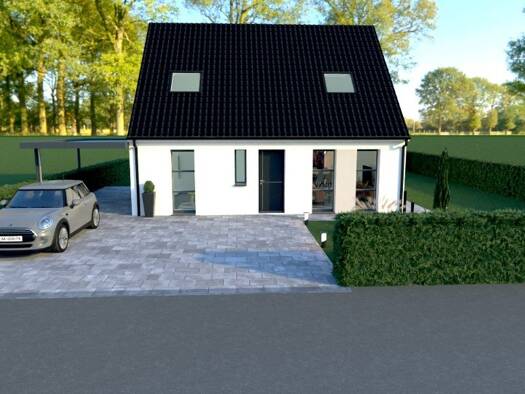 Terrain avec maison neuve à vendre 220 000 € 5 pièces 4 chambres 95 m² 600 m² de terrain Audruicq 62370