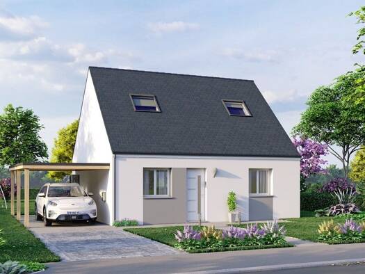 Terrain avec maison neuve à vendre 204 831 € 4 pièces 3 chambres 78,5 m² 512 m² de terrain Wardrecques 62120