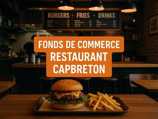 Restaurant à vendre Fonds de commerce 130 000 € 140 m² d'espace de restauration Capbreton 40130