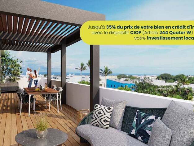 Appartement à vendre - neuf 255 000 € 2 pièces 1 chambre 40 m² dès le 31/03/2027 Saint-Pierre 97410
