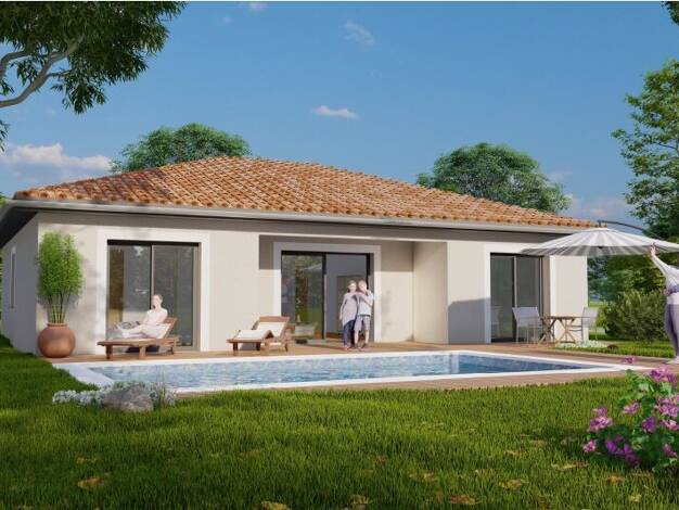 Terrain avec maison neuve à vendre 210 000 € 5 pièces 4 chambres 103 m² 1 400 m² de terrain Tournus 71700