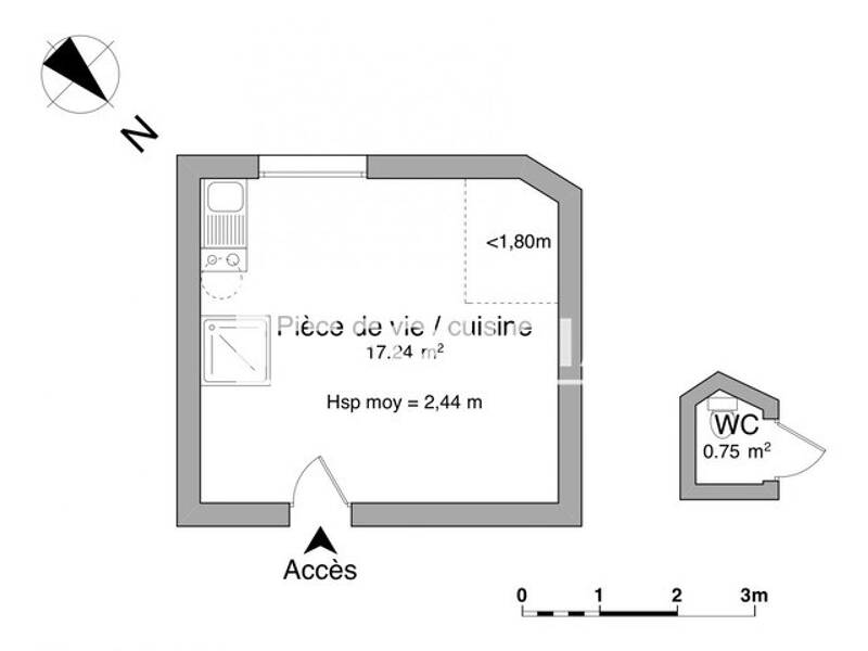 Maison à louer, 20m², NANTES