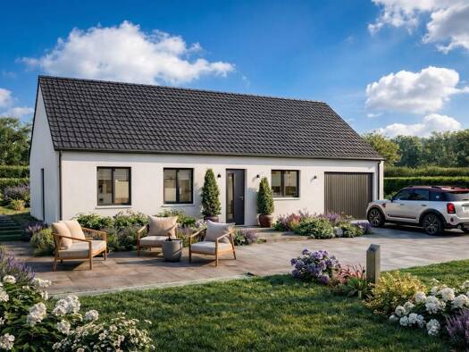 Terrain avec maison neuve à vendre 153 520 € 5 pièces 4 chambres 89 m² 1 012 m² de terrain Gizaucourt 51800