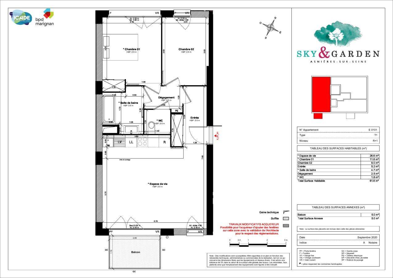Maison à louer, 62m², ASNIERES SUR SEINE