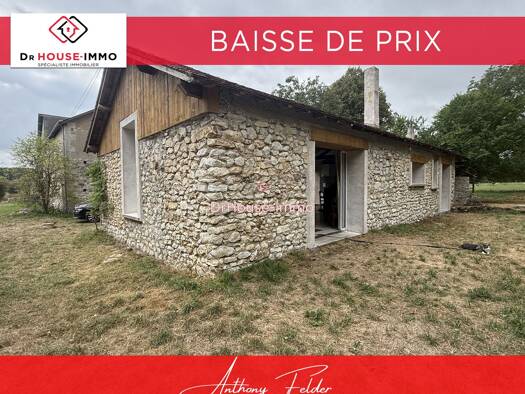 Maison à vendre 149 990 € 3 pièces 1 chambre 100 m² 13 000 m² de terrain Argenton-sur-Creuse 36200