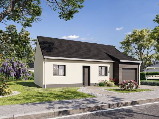 Terrain avec maison neuve à vendre 165 000 € 3 pièces 2 chambres 61 m² 396 m² de terrain Centre Ancien Carentan-les-Marais 50500